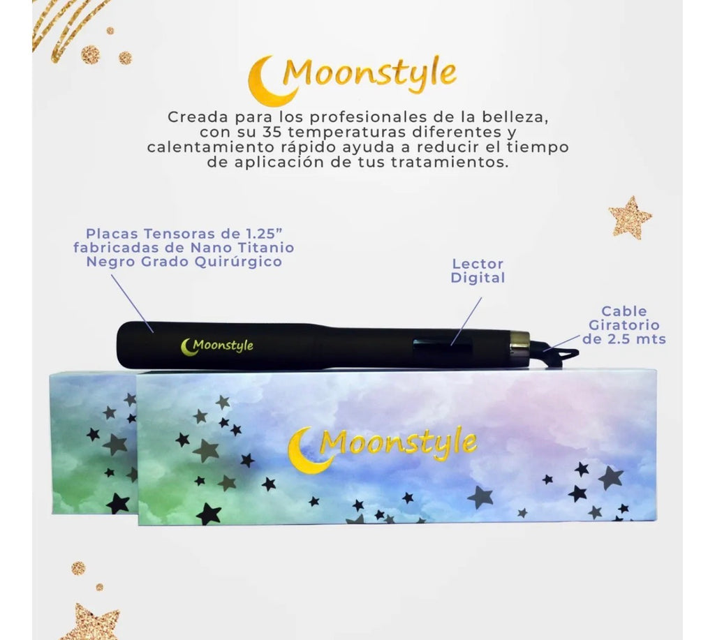 Plancha Profesional Moonstyle – Tecnología SmartTech