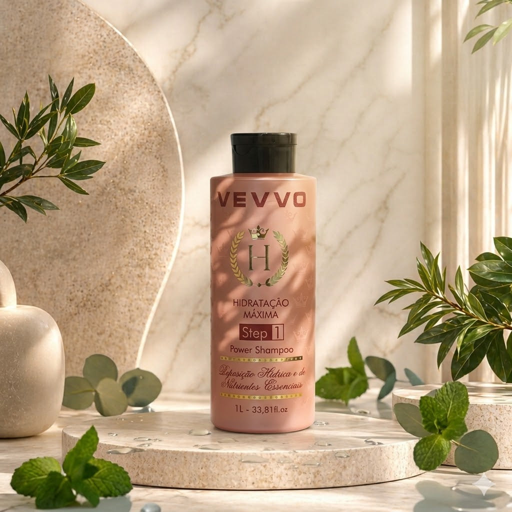 Shampoo Hidratación – Cronograma Capilar VEVVO (Paso 1)