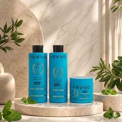Kit Nutrición VEVVO – Cronograma Capilar (3 pasos)