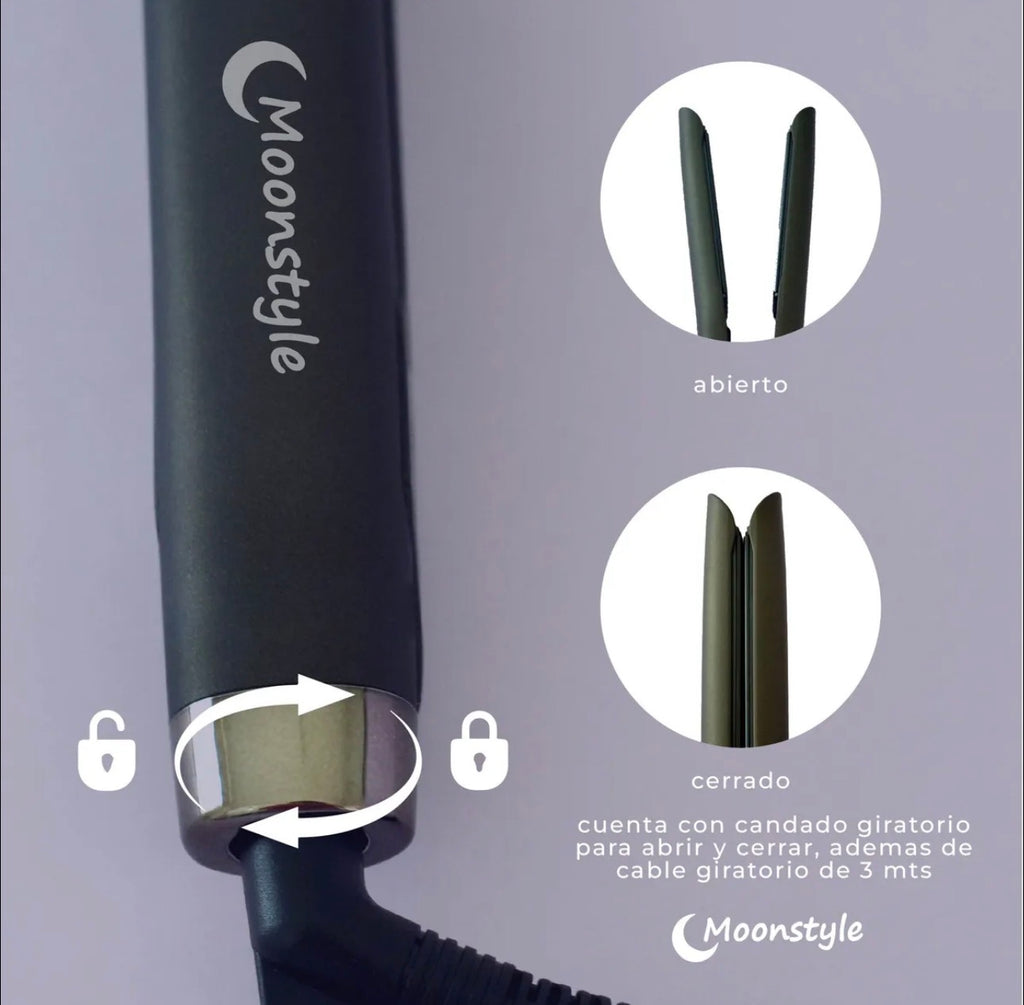 Plancha Profesional Moonstyle – Tecnología SmartTech
