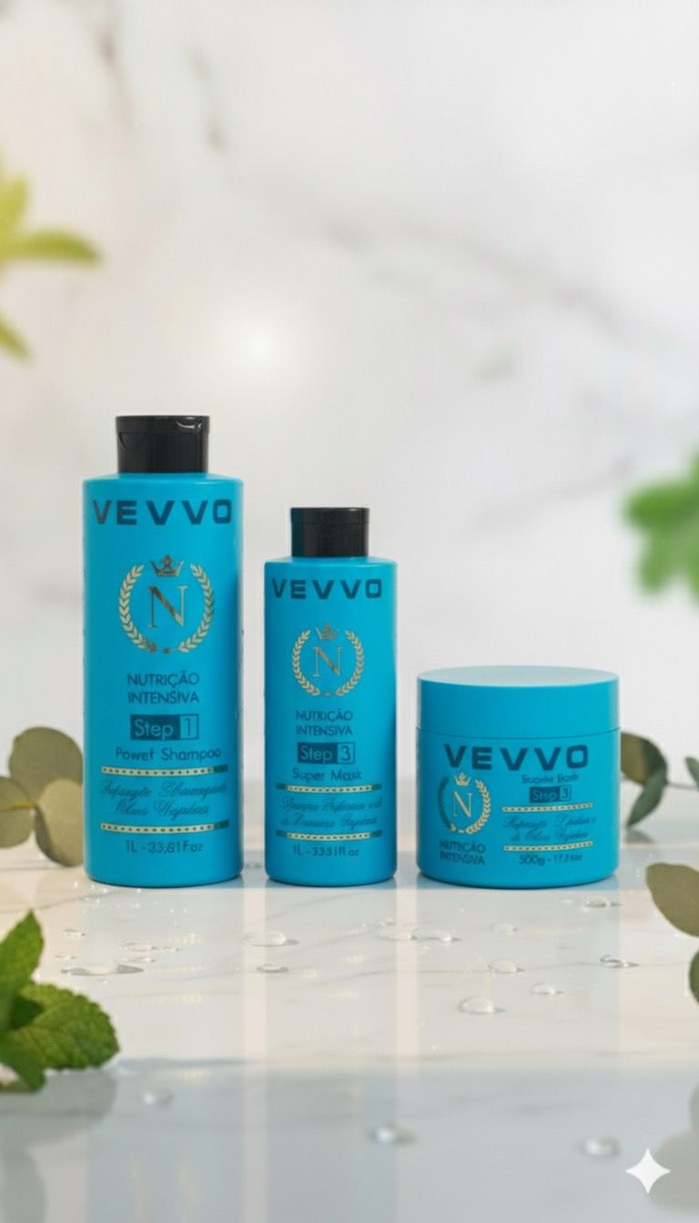 Kit Nutrición VEVVO – Cronograma Capilar (3 pasos)