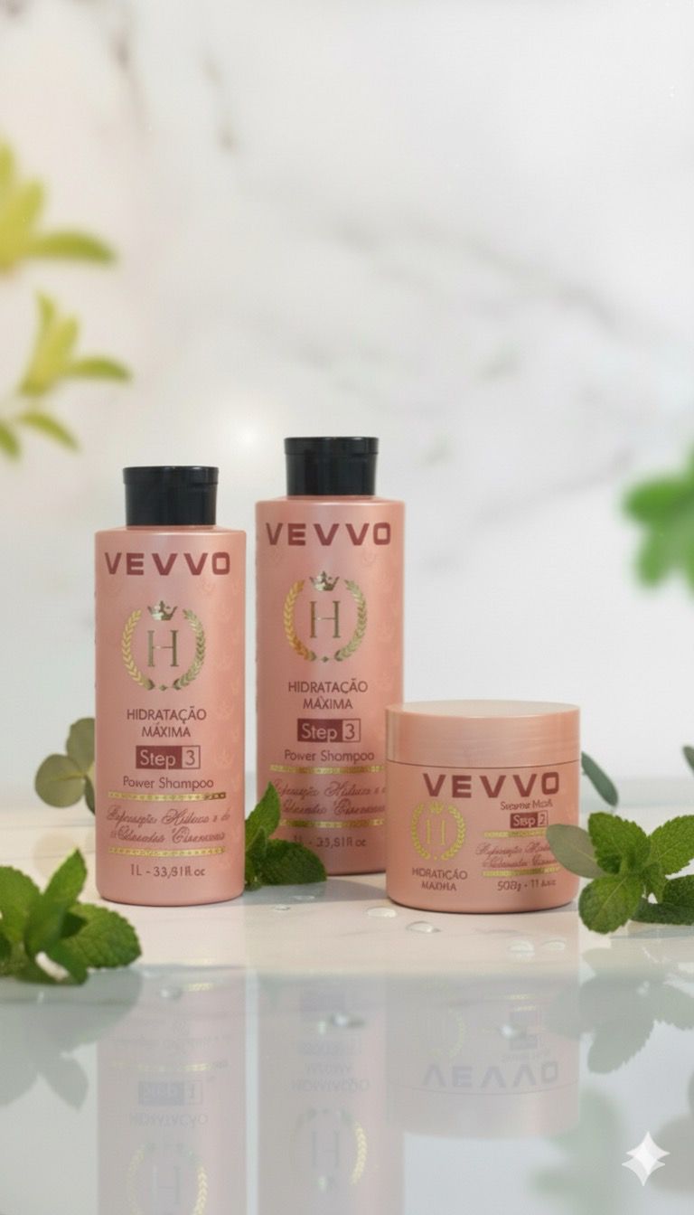 Kit Hidratación VEVVO – Cronograma Capilar (3 pasos)