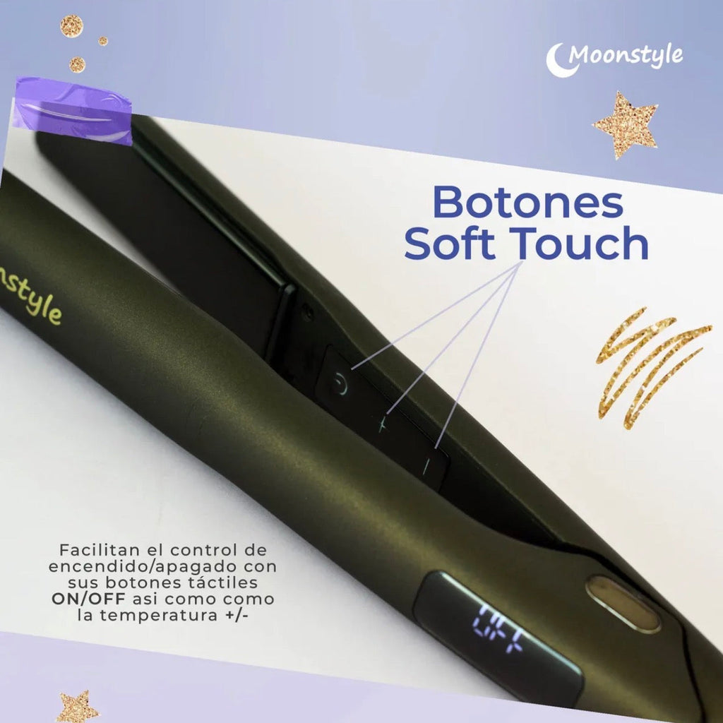 Plancha Profesional Moonstyle – Tecnología SmartTech