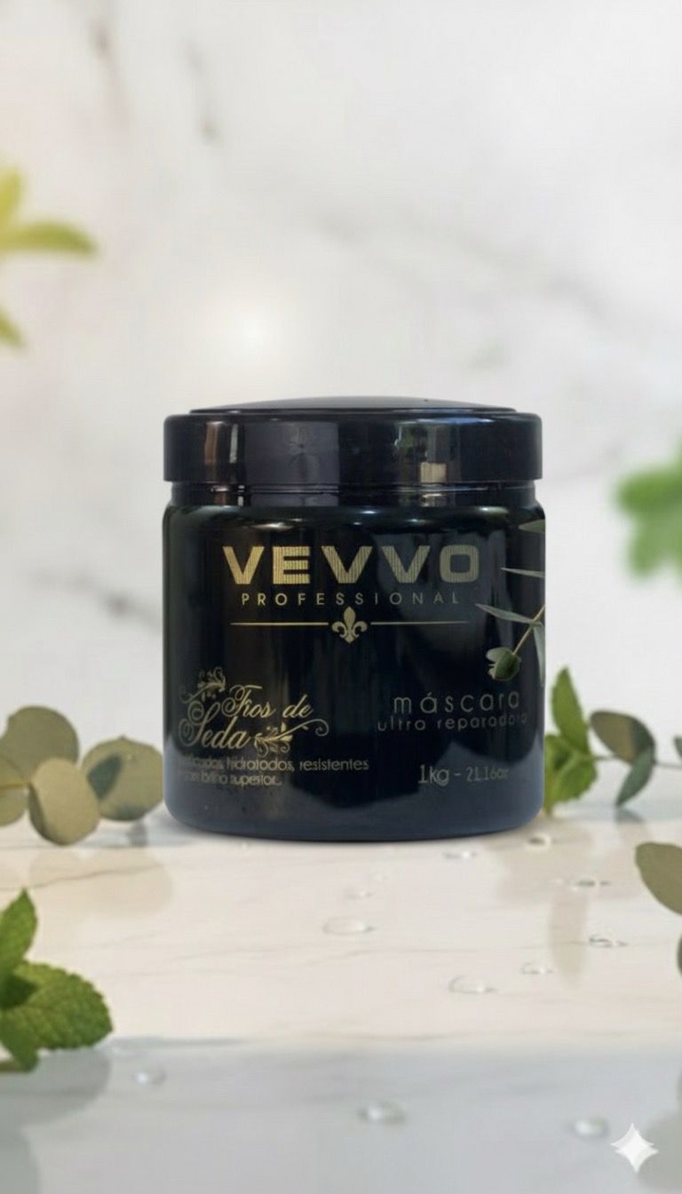 Mascarilla Fios de Seda VEVVO – Nutrición + Peso Molecular (900 ml)