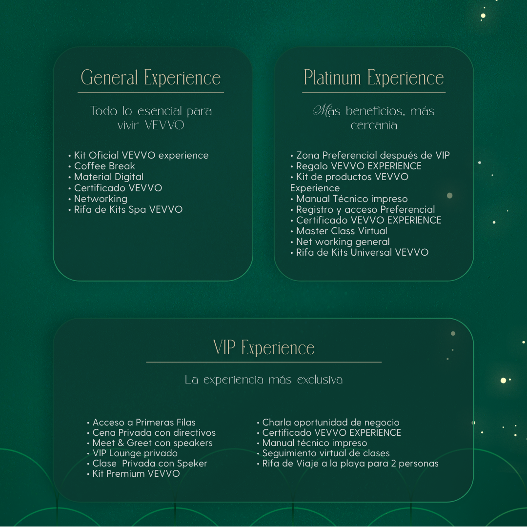 VEVVO EXPERIENCE