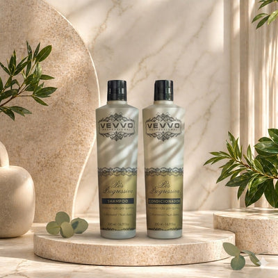 Kit Post Alisado VEVVO – Shampoo + Acondicionador (Revitalización Post-Química)