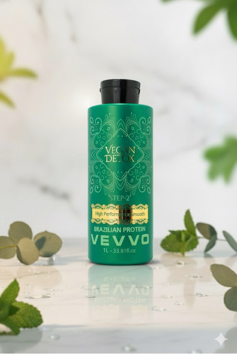 Vegan Detox Paso 2 VEVVO – Alisado Profesional sin Formol (1000 ml)