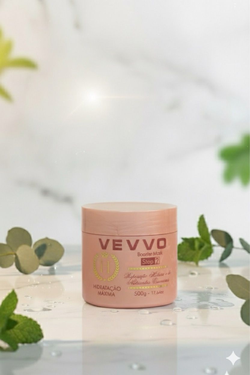 Mascarilla Hidratación – Cronograma Capilar VEVVO (Paso 2)