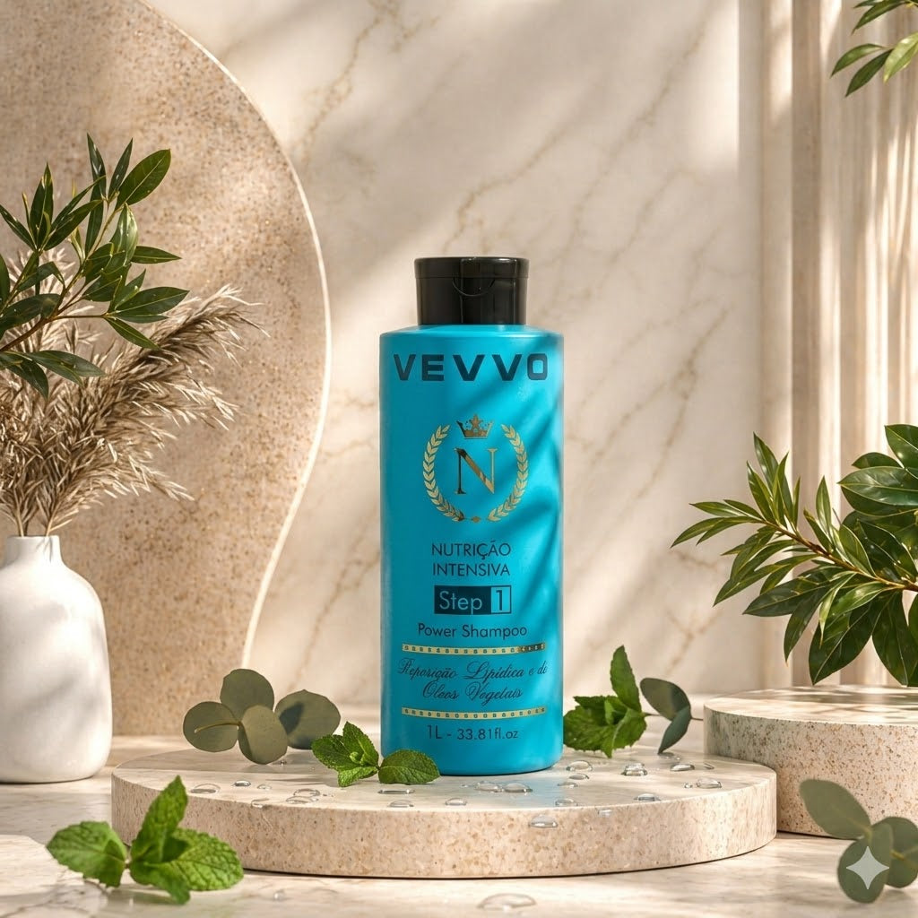 Shampoo Nutrición – Cronograma Capilar VEVVO (Paso 1)