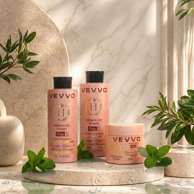 Kit Hidratación VEVVO – Cronograma Capilar (3 pasos)